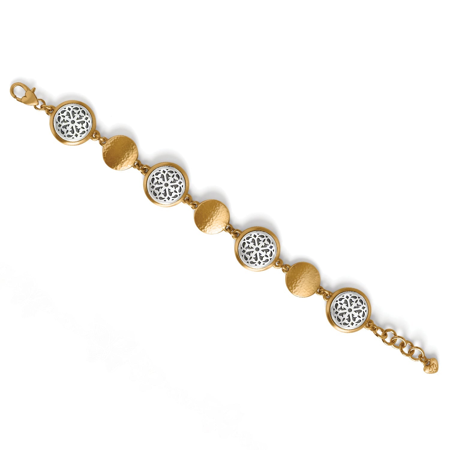Brighton Ferrara Two Tone Luce Link Bracelet - Juli's Wearable Art