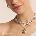 Brighton Ferrara Two Tone Luce Small Pendant Necklace - Juli's Wearable Art