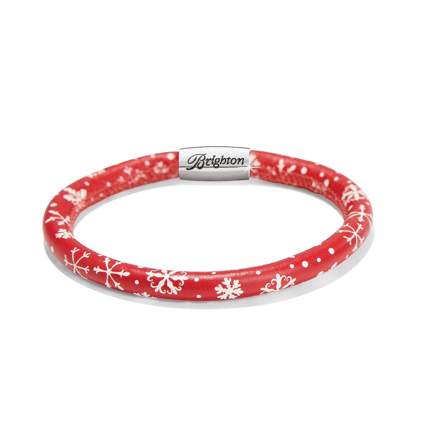 Brighton Festive Snowflakes Woodstock Bracelet - Juli's Wearable Art