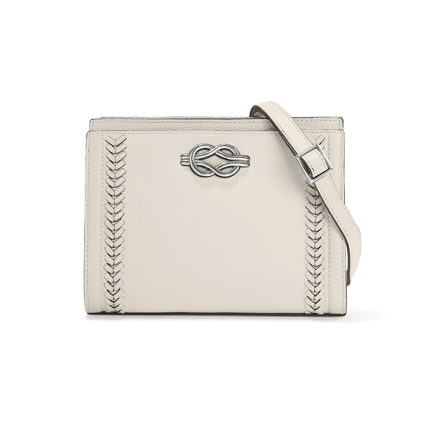 Brighton Findley Organizer Handbag | Shoe White Leather