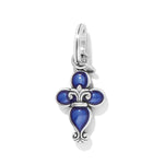Brighton Fleur Di Lis Charm - Blue - Juli's Wearable Art