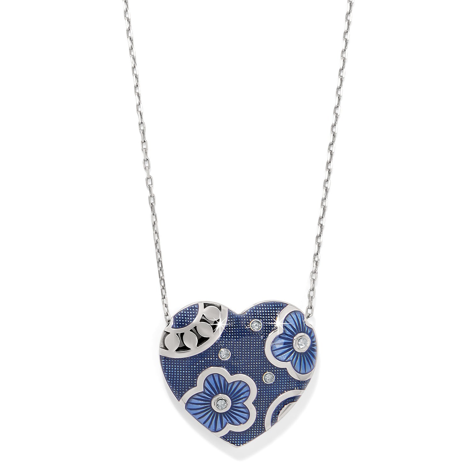 Brighton Flora Heart Reversible Necklace - Juli's Wearable Art