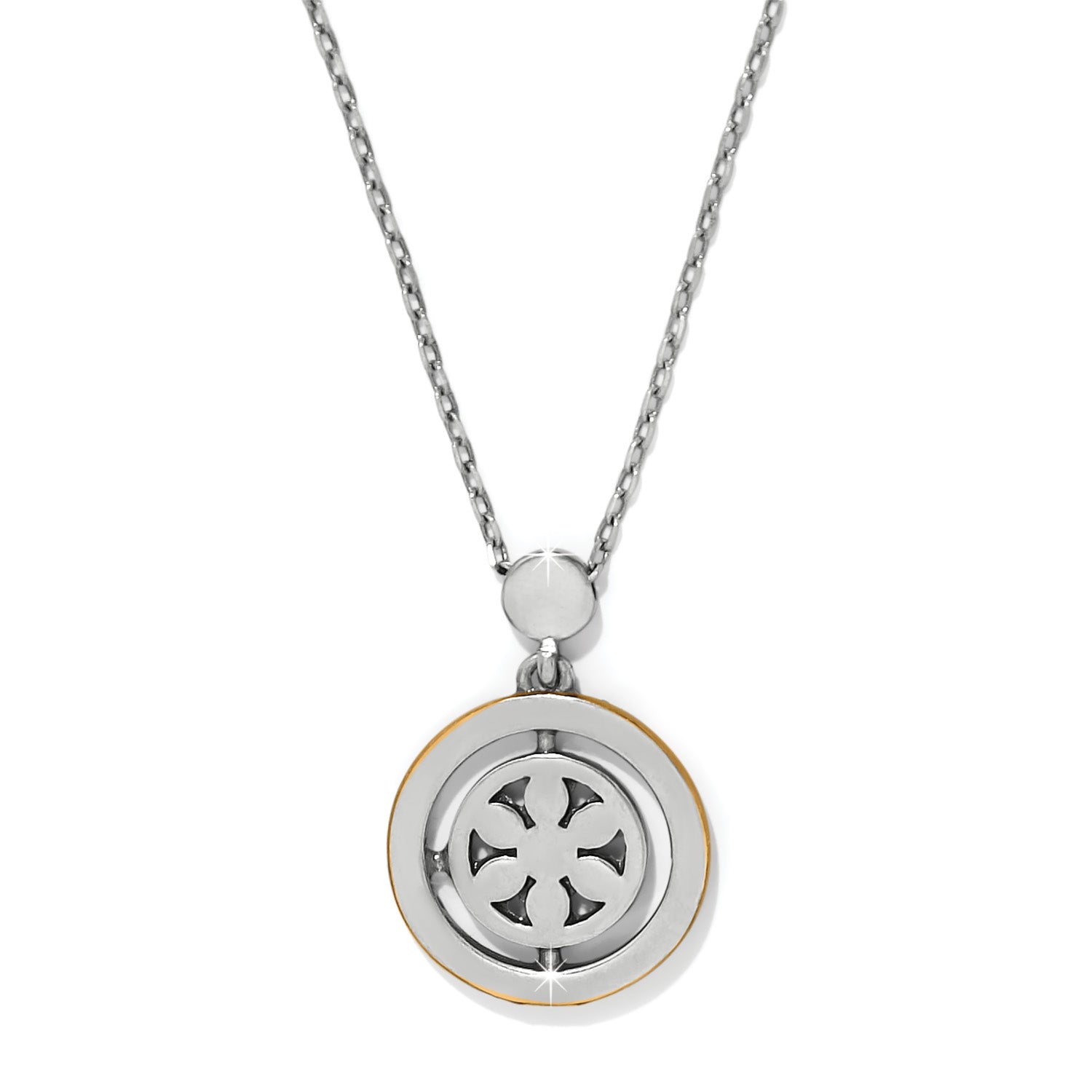 Brighton Flora Petite Two Tone Necklace - Juli's Wearable Art