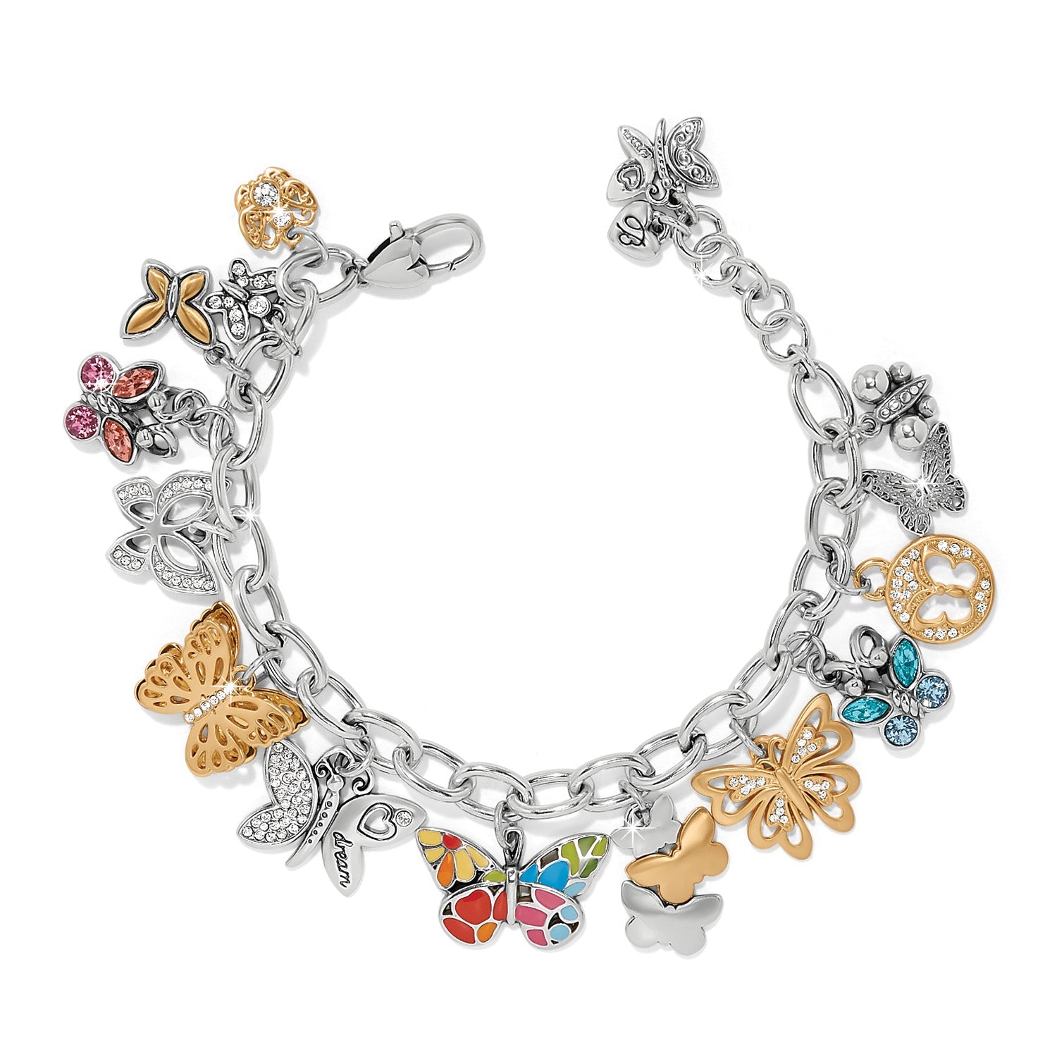 Brighton Forever Butterfly Charm Bracelet - Juli's Wearable Art