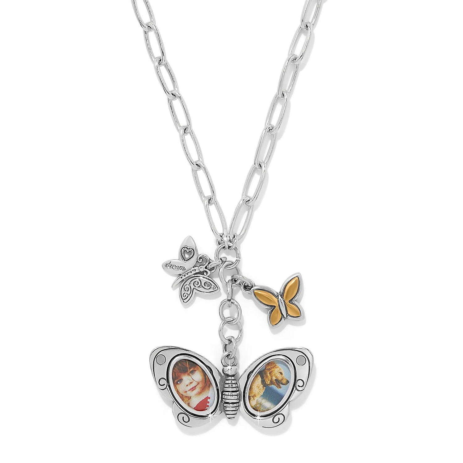 Brighton Forever Butterfly Locket Necklace - Juli's Wearable Art