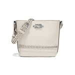 Brighton Freda Small Cross Body Bucket Bag in White - Juli's Wearable Art