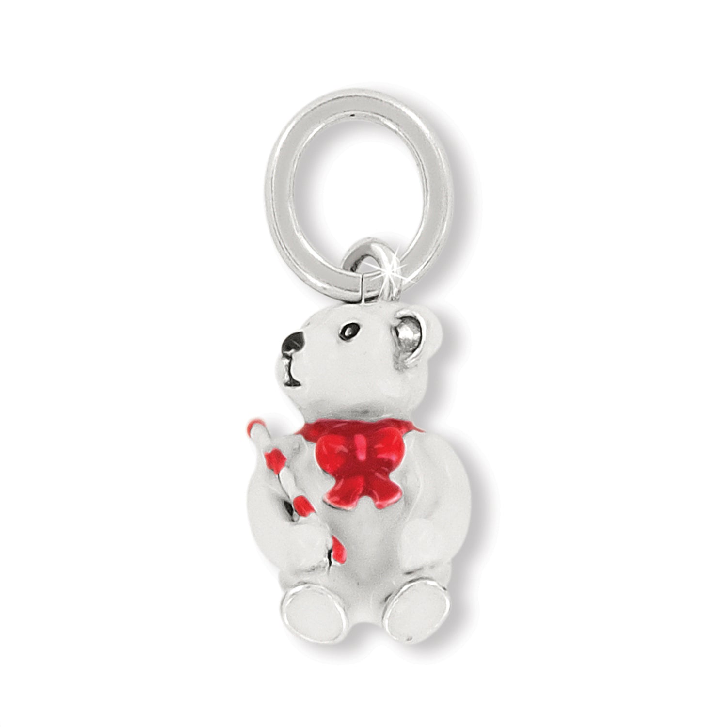 Brighton Frosty Christmas Bear Charm - Juli's Wearable Art