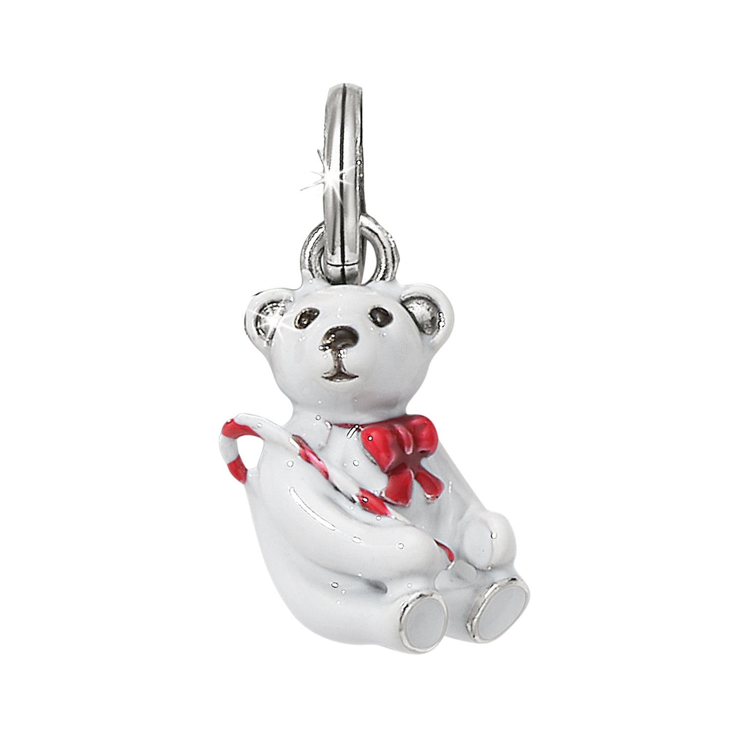 Brighton Frosty Christmas Bear Charm - Juli's Wearable Art