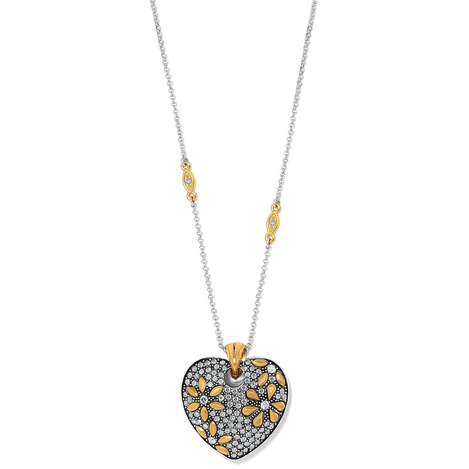 Brighton Garden Of Love Heart Convertible Reversible Necklace - Juli's Wearable Art
