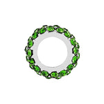 Brighton Glitter Spacer Bead | Green - Juli's Wearable Art
