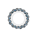 Brighton Glitter Spacer Bead | Royal Blue - Juli's Wearable Art