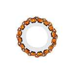 Brighton Glitter Spacer Bead | Yellow Topaz - Juli's Wearable Art