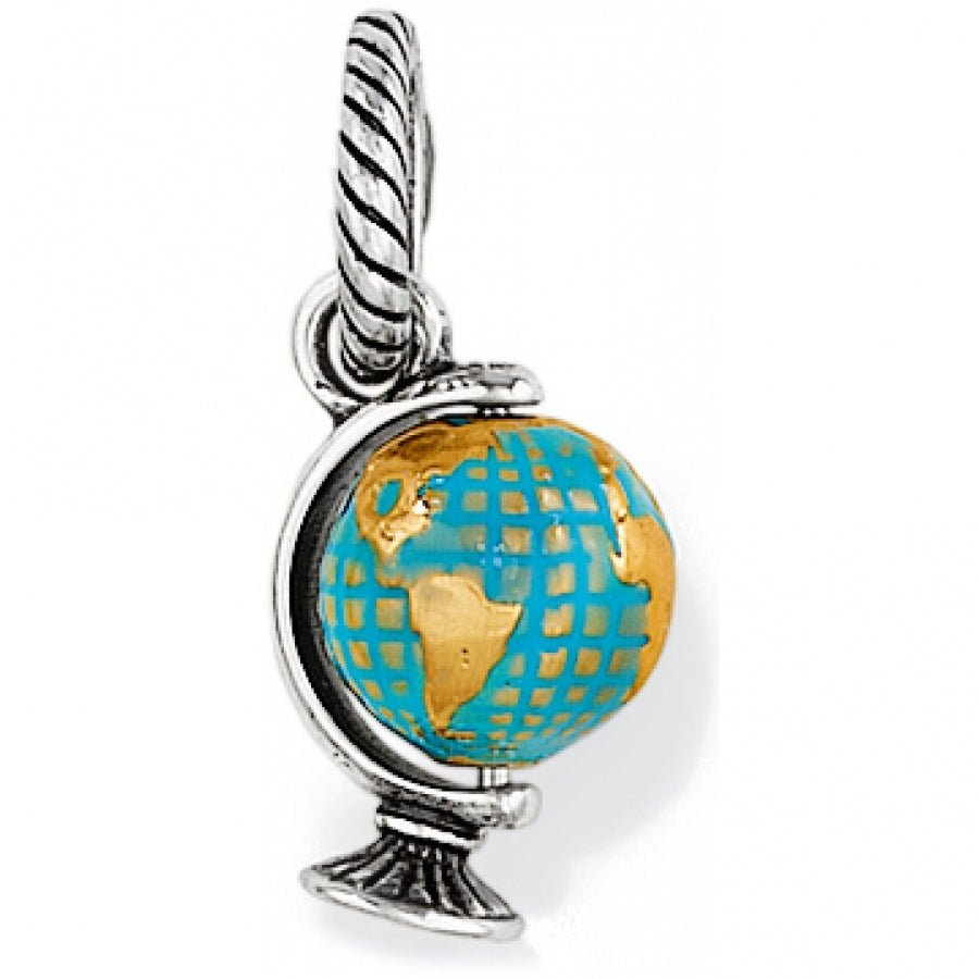 Brighton Globe Charm - Juli's Wearable Art