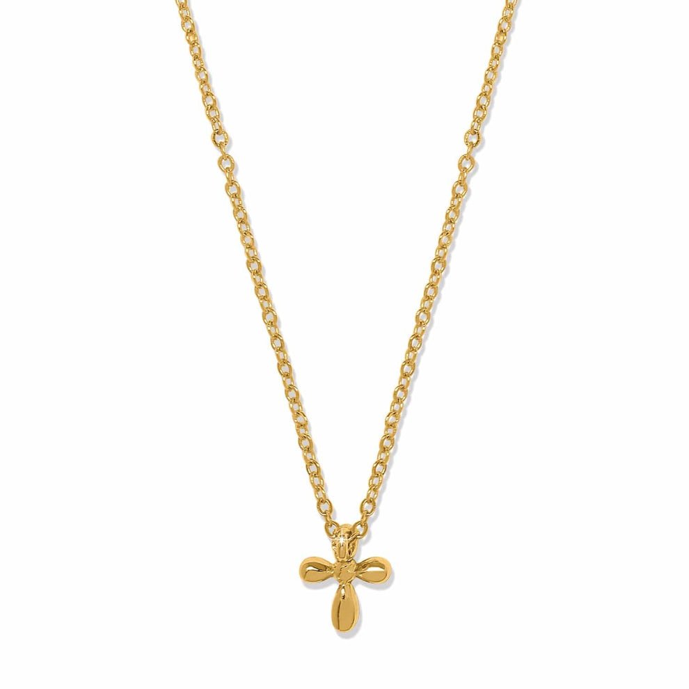 Brighton Gold Enchanting Cross Necklace - Gold