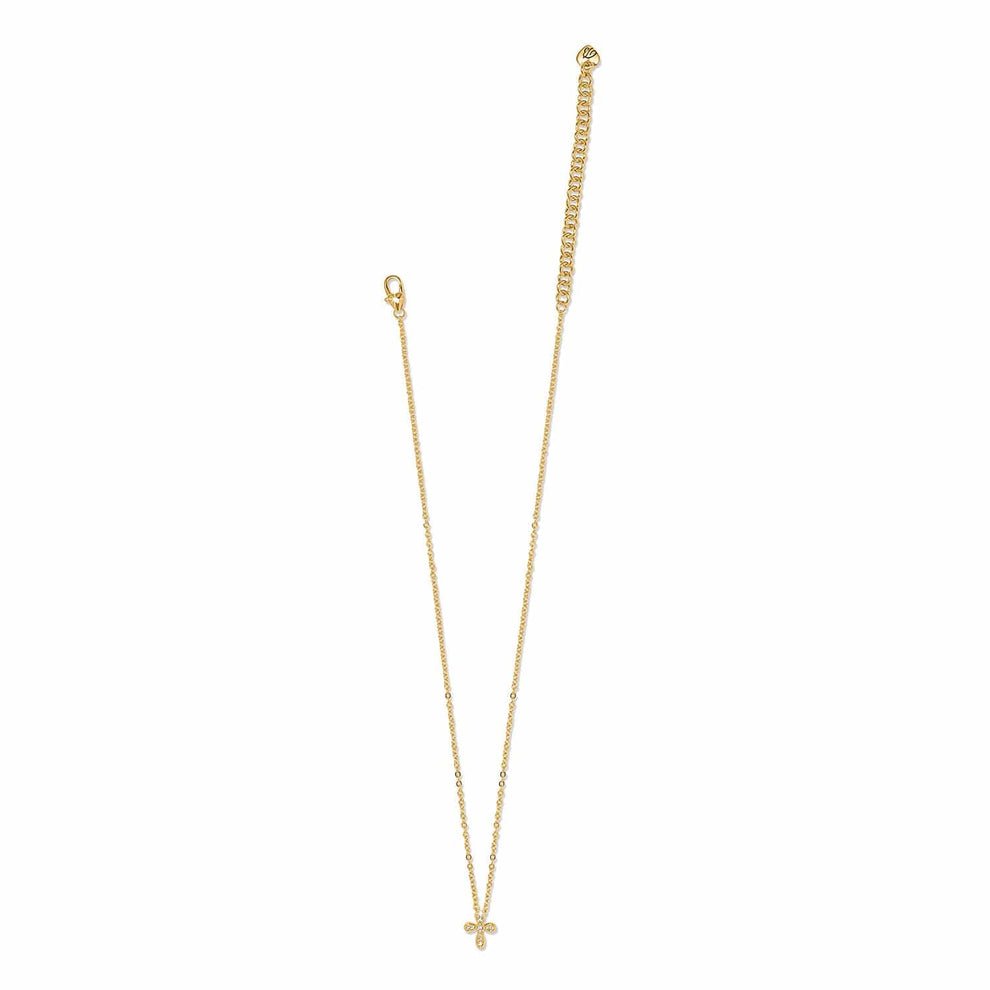 Brighton Gold Enchanting Cross Necklace - Juli's Wearable Art