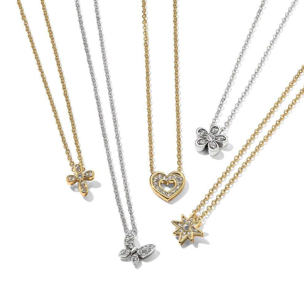Brighton Gold Enchanting Heart Necklace - Gold - Juli's Wearable Art