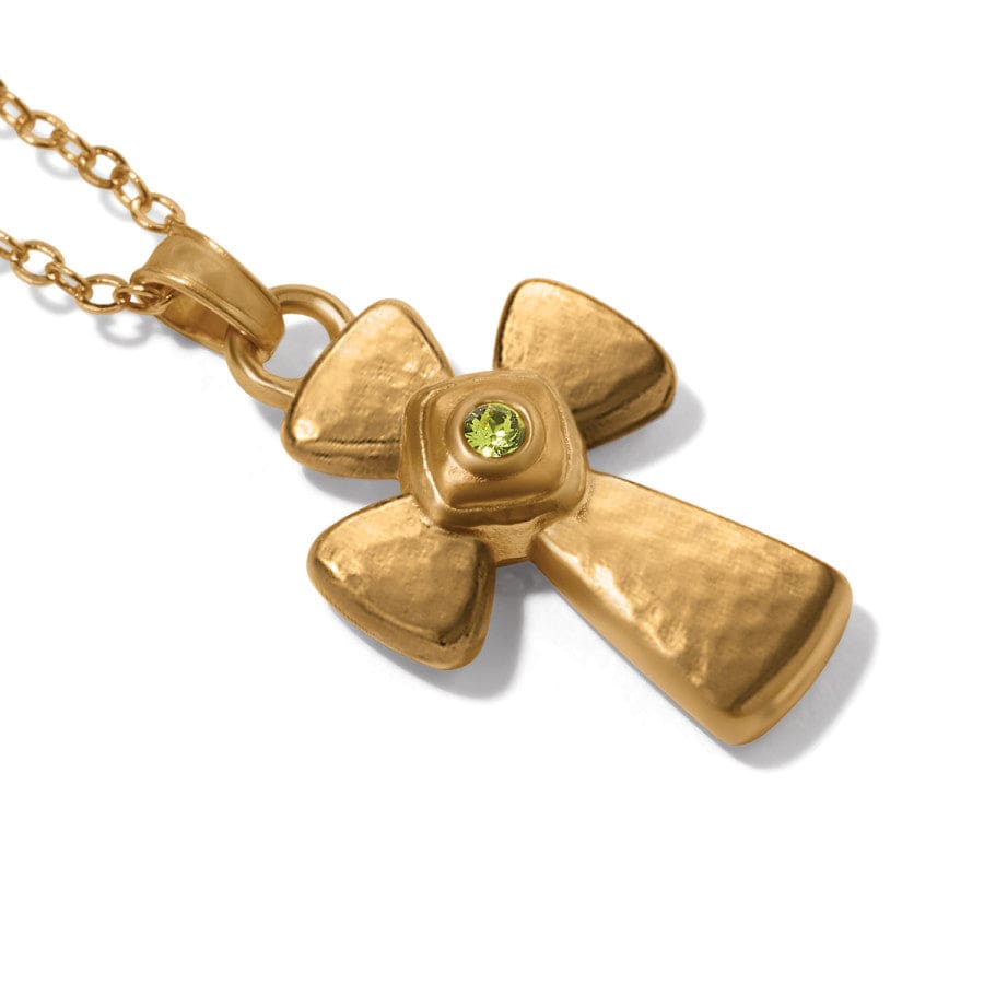 Brighton Gold Majestic Royal Cross Reversible Necklace