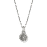 Brighton Halo Gemma Petite Round Necklace | Tanzanite - Juli's Wearable Art