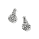 Brighton Halo Gemma Petite Round Post Drop Earrings | Tanzanite - Juli's Wearable Art