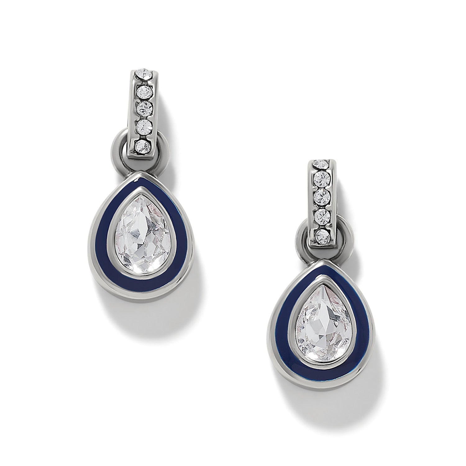 Brighton Halo Gemma Petite Teardrop Post Drop Earrings