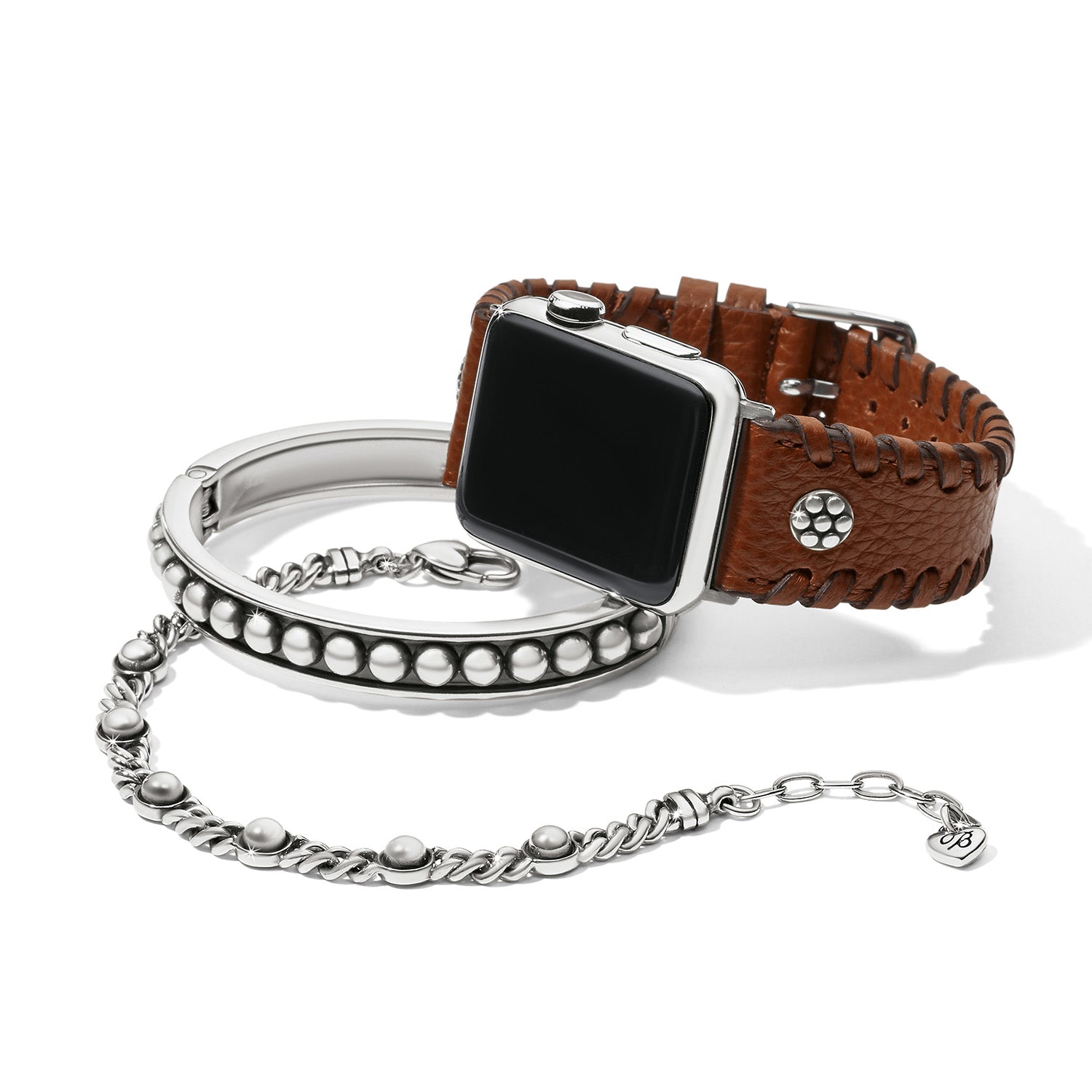 Brighton Harlow Laced Watch Band - Bourbon - Juli's Wearable Art