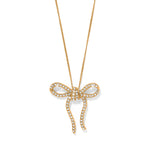 Brighton Illumina Bow Necklace | Gold - Juli's Wearable Art