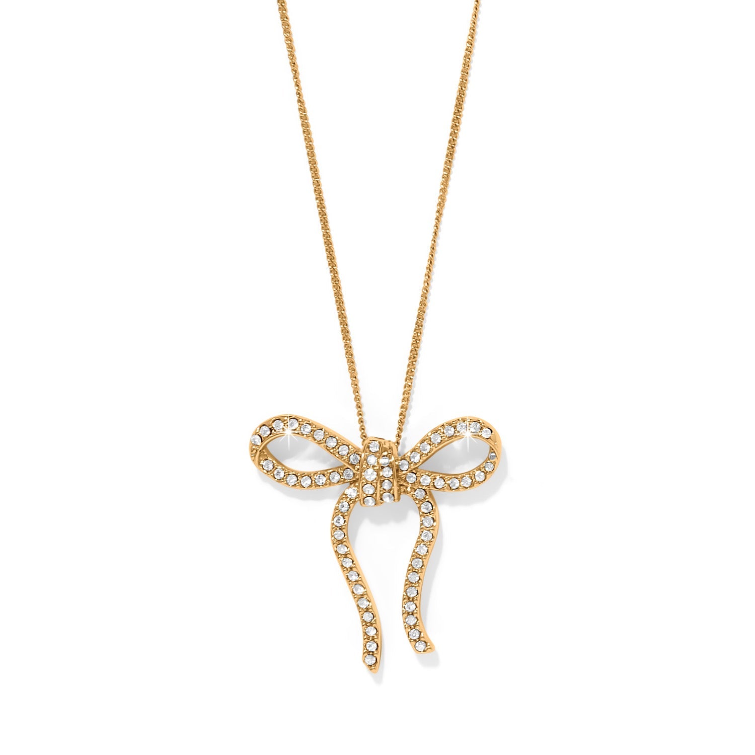 Brighton Illumina Bow Necklace | Gold - Juli's Wearable Art