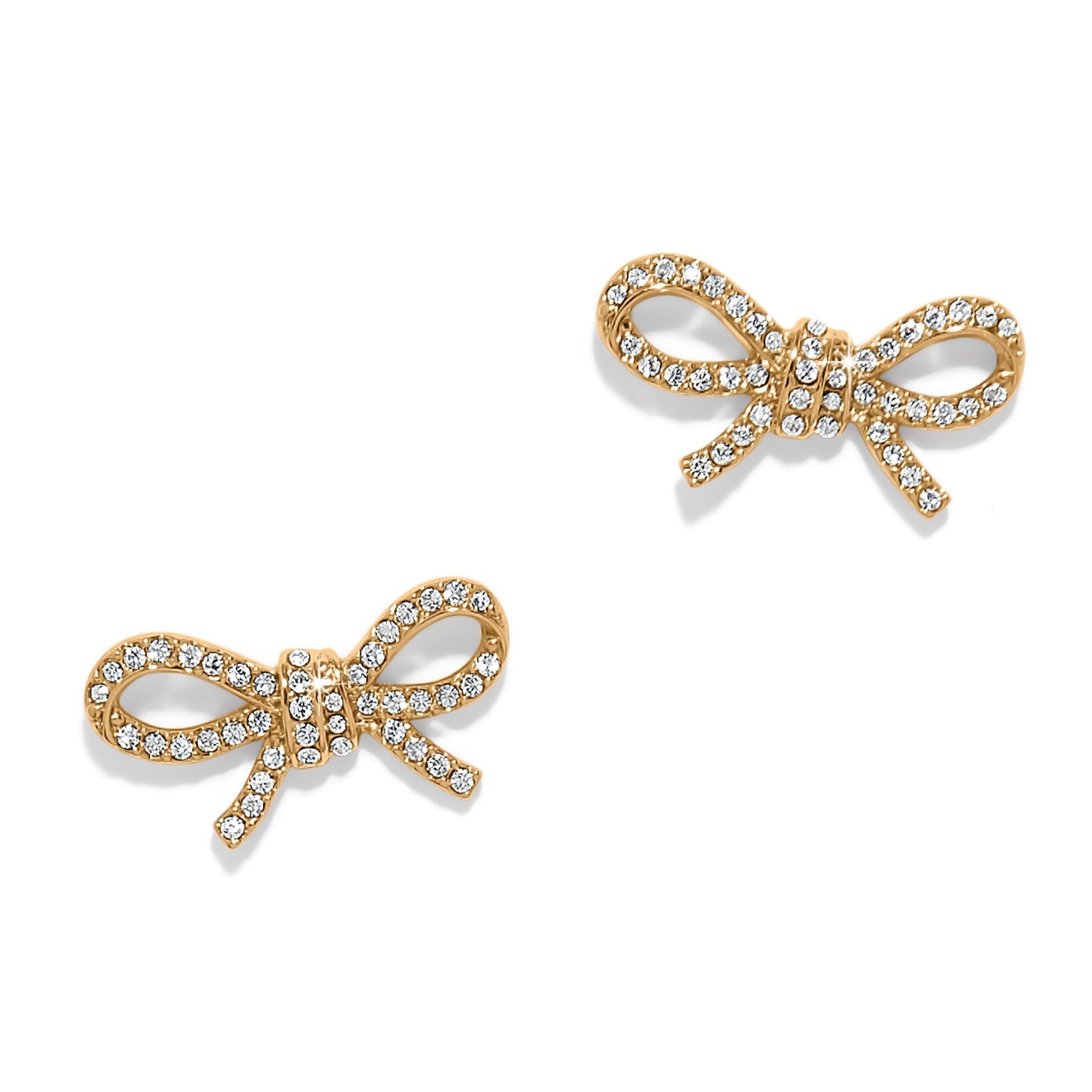 Brighton Illumina Bow Post Earrings | Gold - Juli's Wearable Art