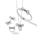 Brighton Illumina Bow Post Earrings - Juli's Wearable Art