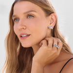 Brighton Illumina Bow Post Earrings - Juli's Wearable Art
