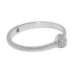 Brighton Illumina Celeste Dome Hinged Bangle - Silver - Juli's Wearable Art
