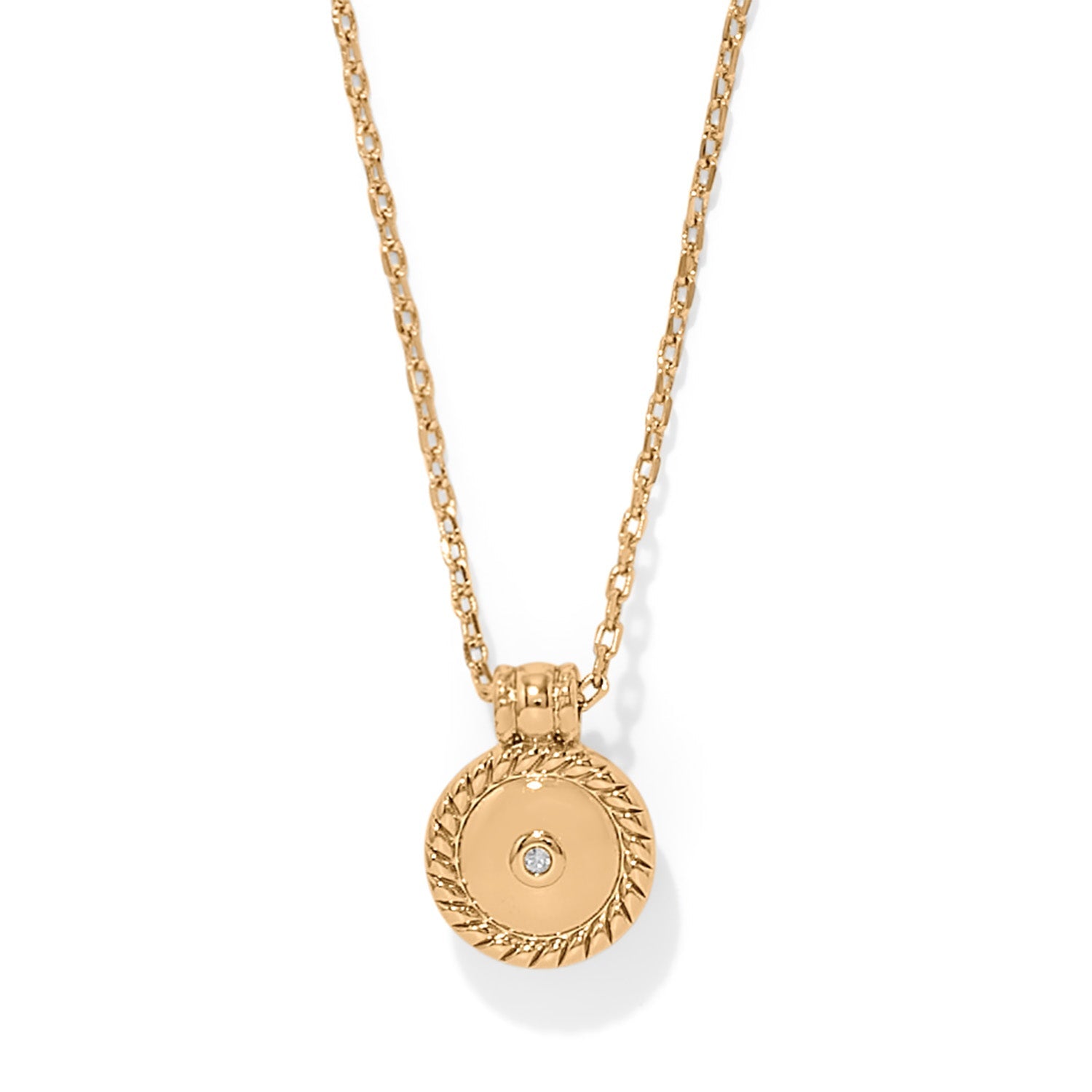 Brighton Illumina Celeste Dome Necklace - Gold - Juli's Wearable Art