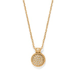Brighton Illumina Celeste Dome Necklace - Gold - Juli's Wearable Art