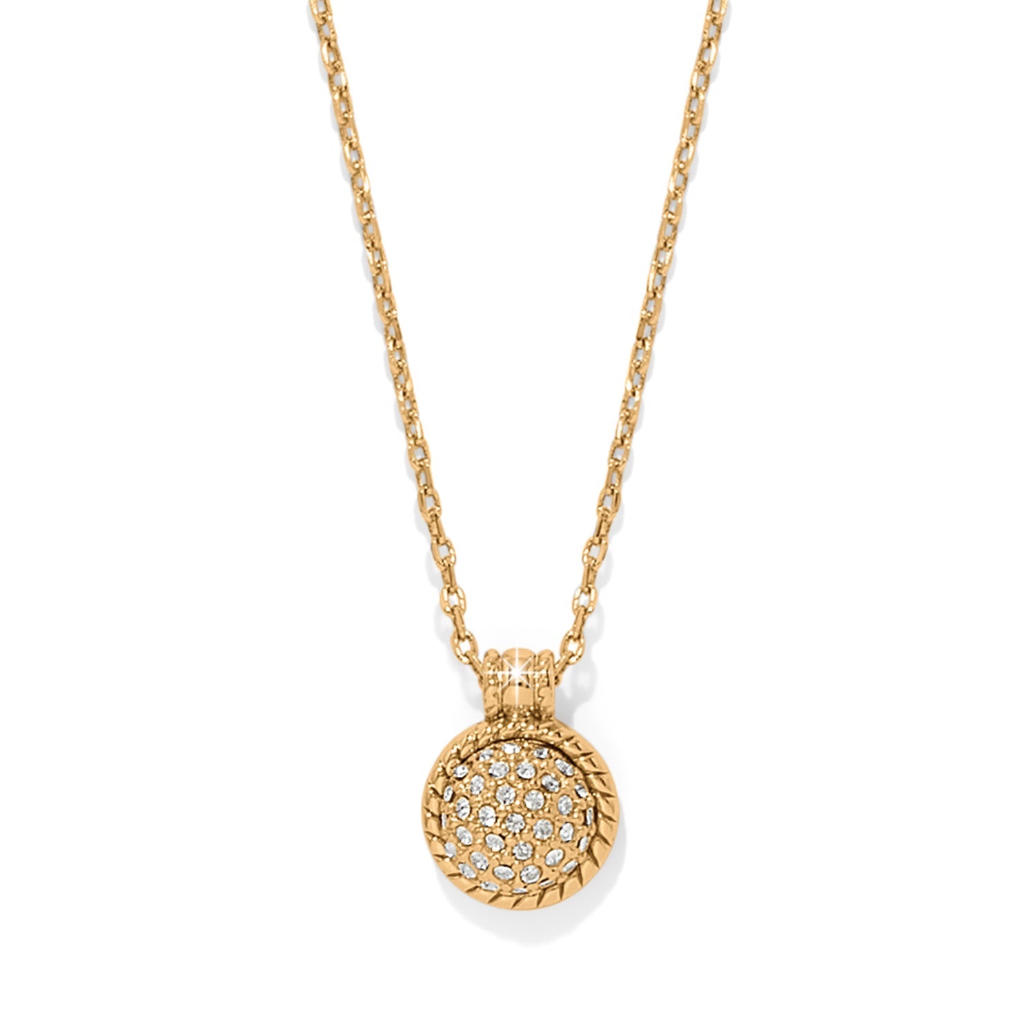 Brighton Illumina Celeste Dome Necklace - Gold - Juli's Wearable Art