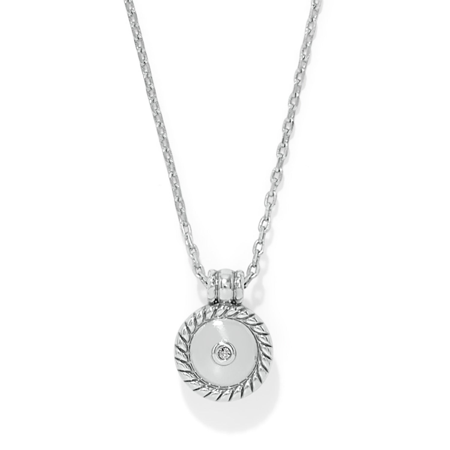 Brighton Illumina Celeste Dome Necklace - Silver - Juli's Wearable Art