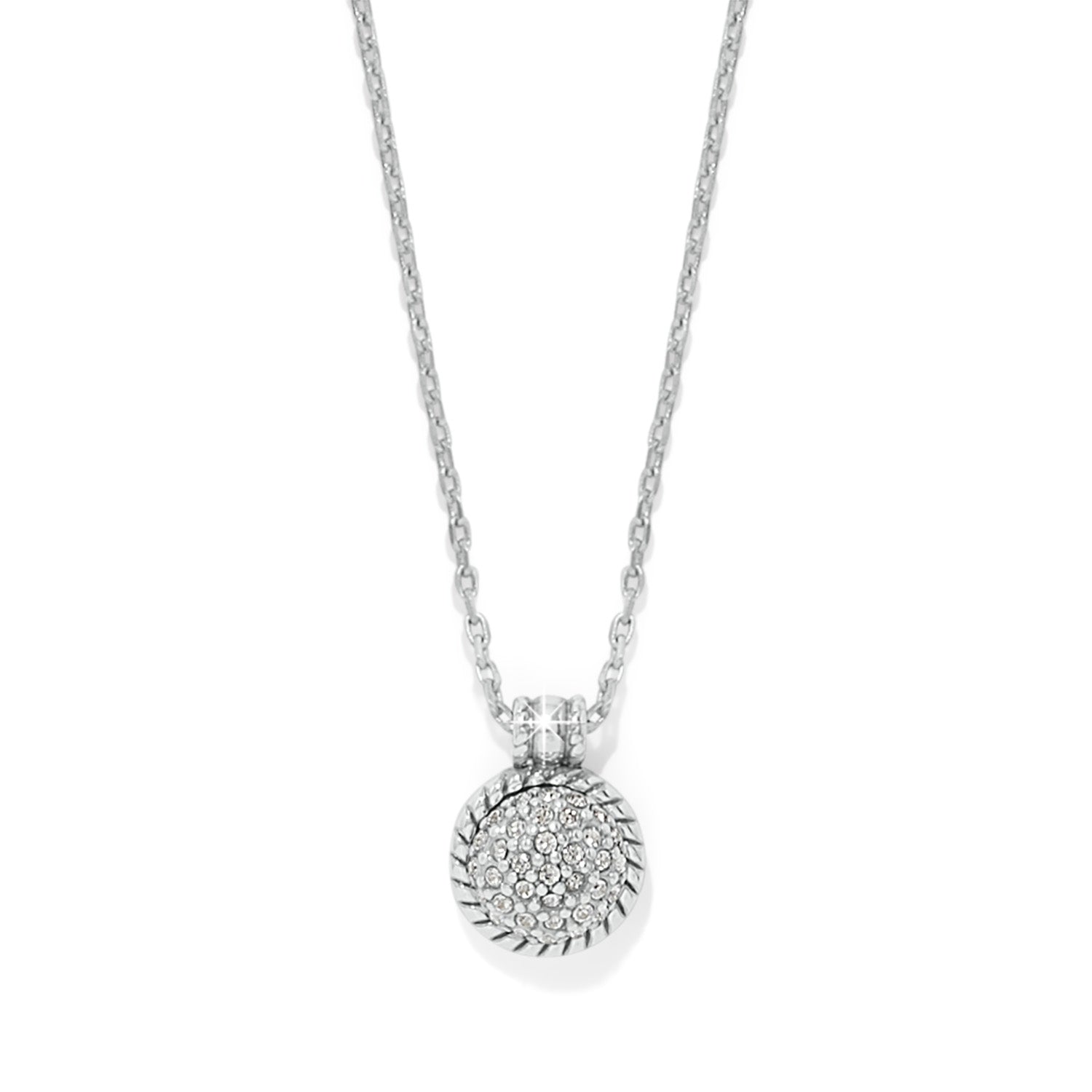 Brighton Illumina Celeste Dome Necklace - Silver - Juli's Wearable Art