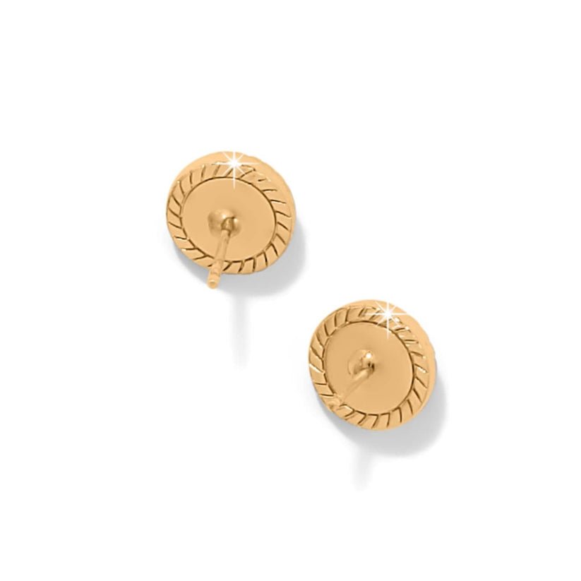 Brighton Illumina Celeste Dome Post Earrings - Gold - Juli's Wearable Art