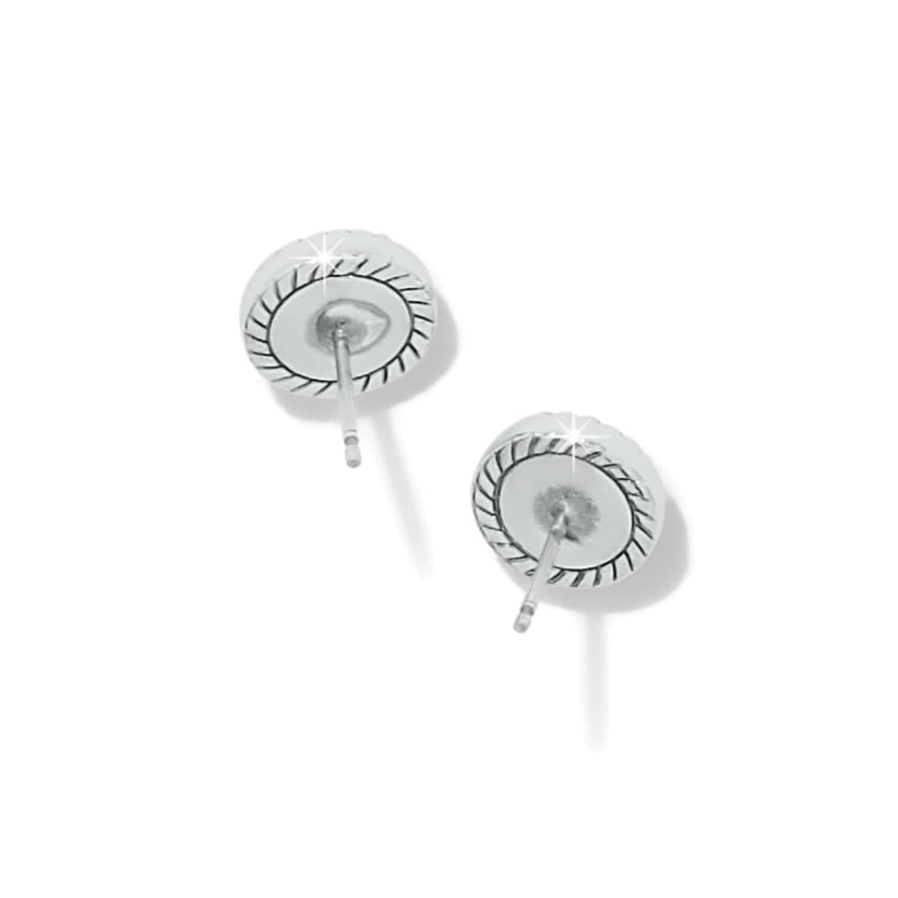 Brighton Illumina Celeste Dome Post Earrings - Silver - Juli's Wearable Art