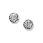 Brighton Illumina Celeste Dome Post Earrings - Silver - Juli's Wearable Art