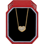 Brighton Illumina Celeste Heart Petite Necklace Gift Box – Gold - Juli's Wearable Art