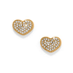 Brighton Illumina Celeste Heart Post Earrings - Juli's Wearable Art