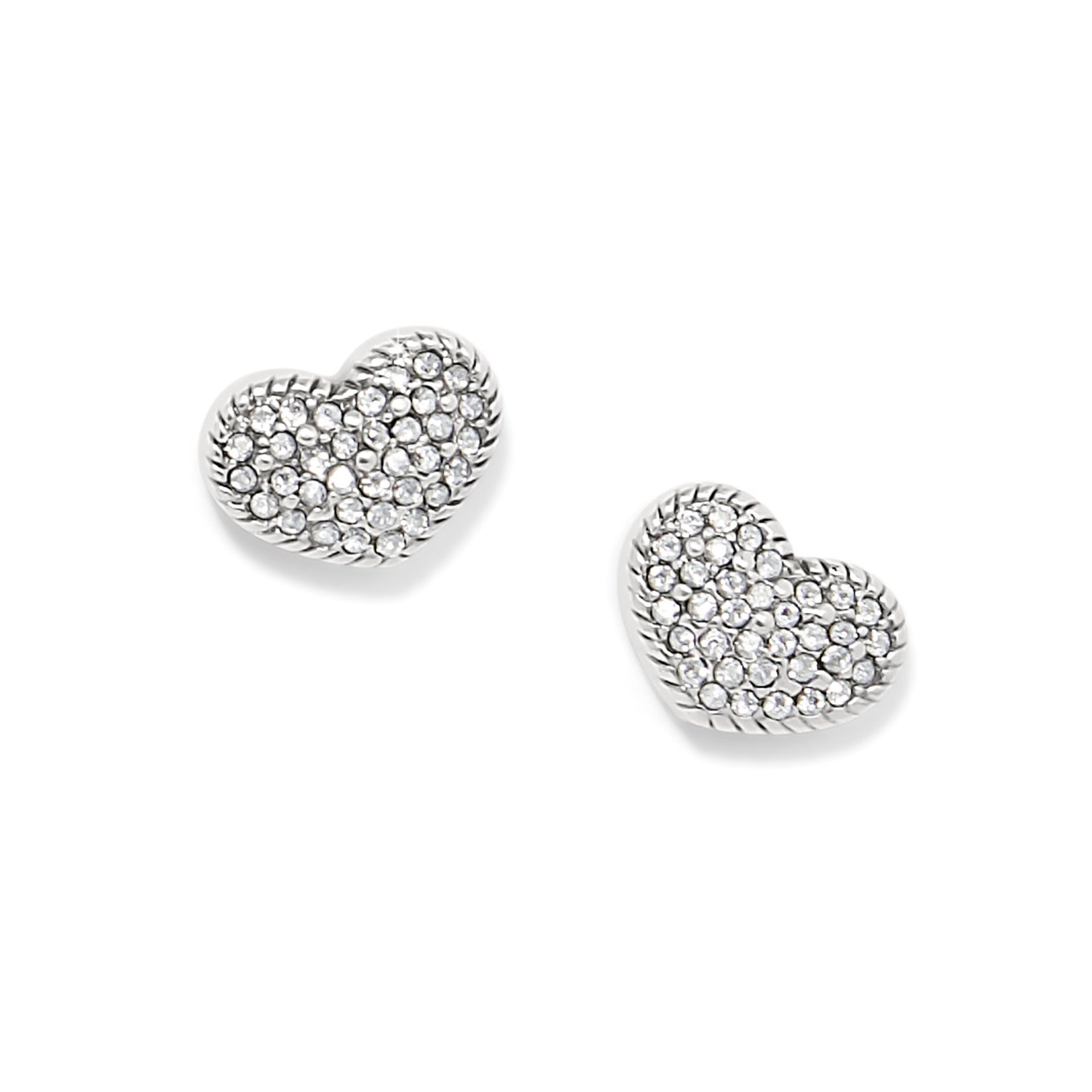 Brighton Illumina Celeste Heart Post Earrings - Juli's Wearable Art