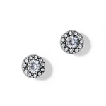 Brighton Illumina Solitaire Post Earrings | Silver - Juli's Wearable Art