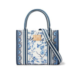 Brighton Indigo Song Bird Canvas Carryall - Juli's Wearable Art