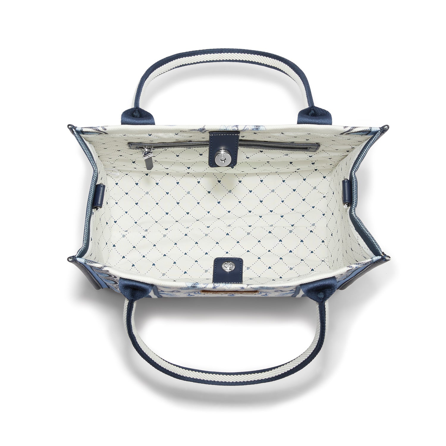 Brighton Indigo Song Bird Canvas Carryall - Juli's Wearable Art