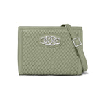 Brighton Interlok Braid Findley Organizer Bag | Sage - Juli's Wearable Art