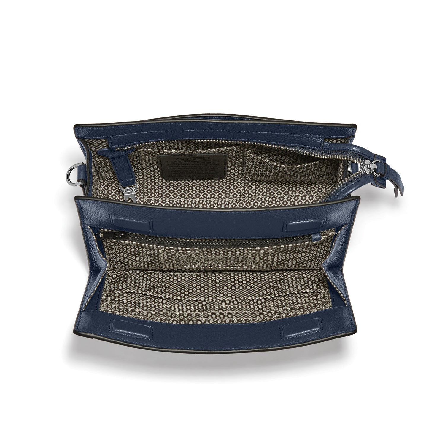 Brighton Interlok Braid Findley Organizer | Midnight - Juli's Wearable Art