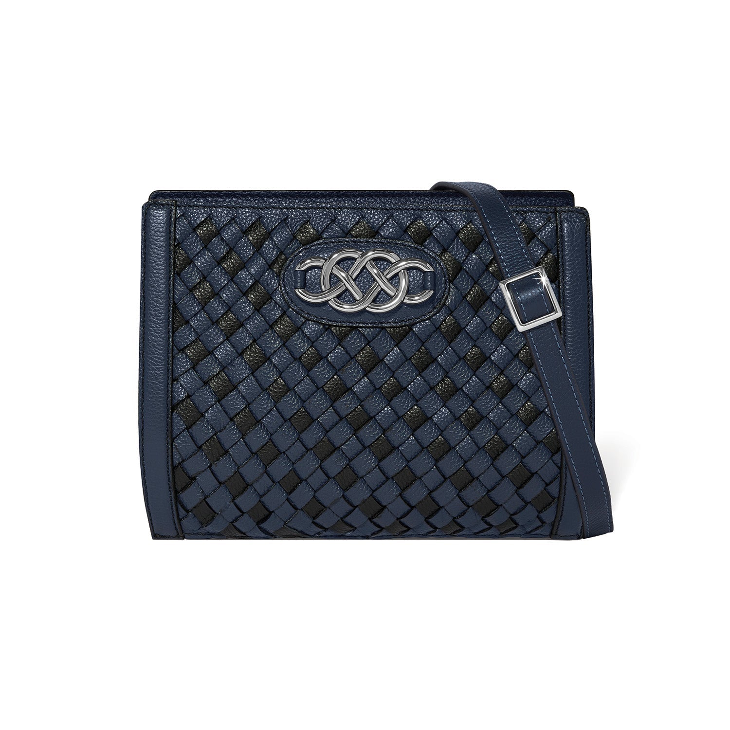 Brighton Interlok Braid Findley Organizer | Midnight - Juli's Wearable Art