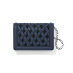 Brighton Interlok Braid Medium Wallet | Midnight - Juli's Wearable Art