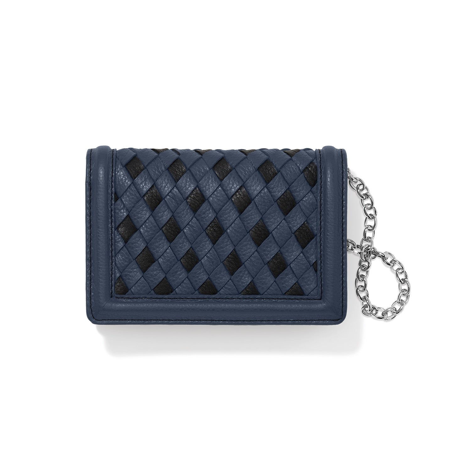 Brighton Interlok Braid Medium Wallet | Midnight